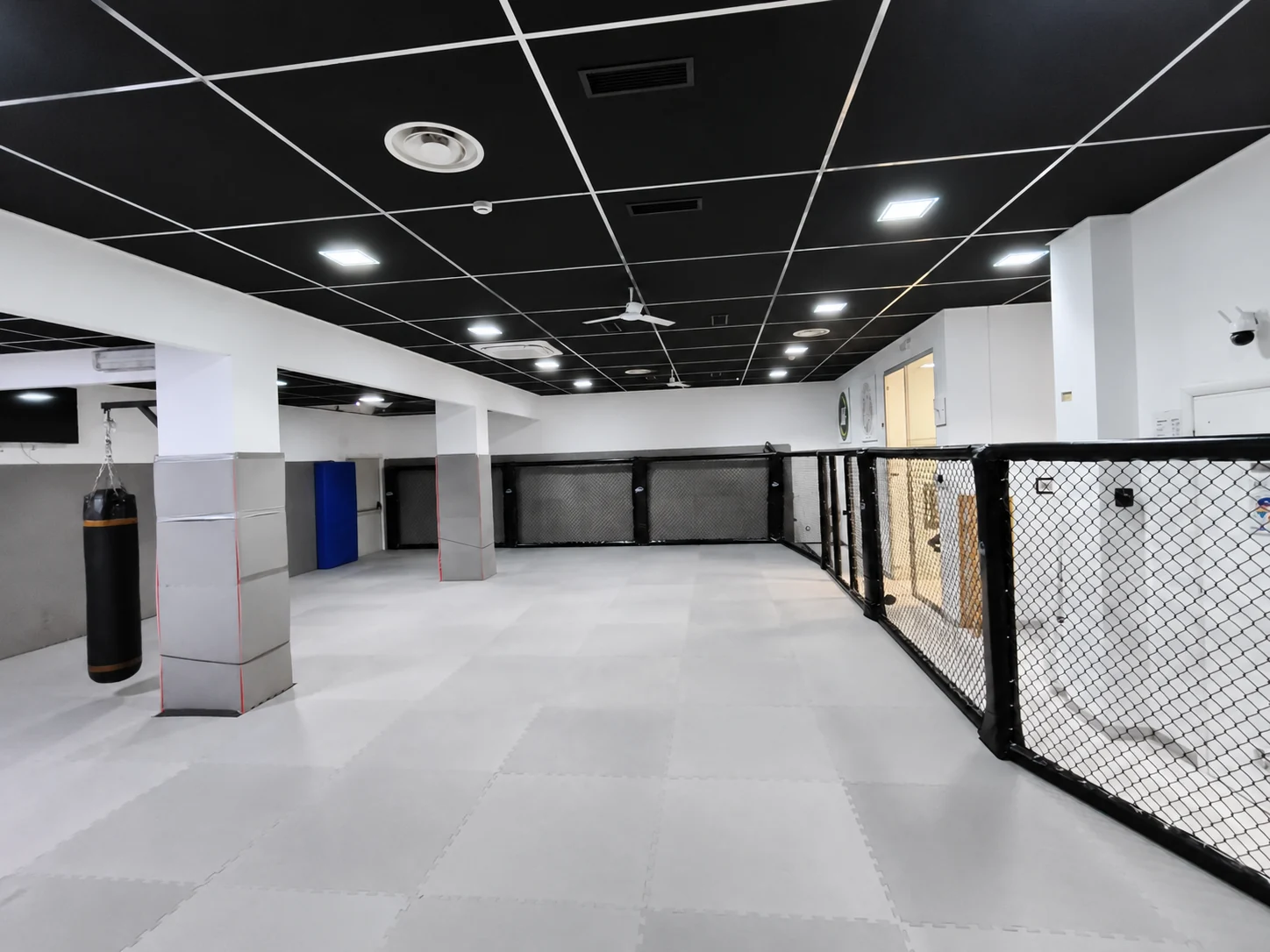 Vista ampia della sala MMA e BJJ