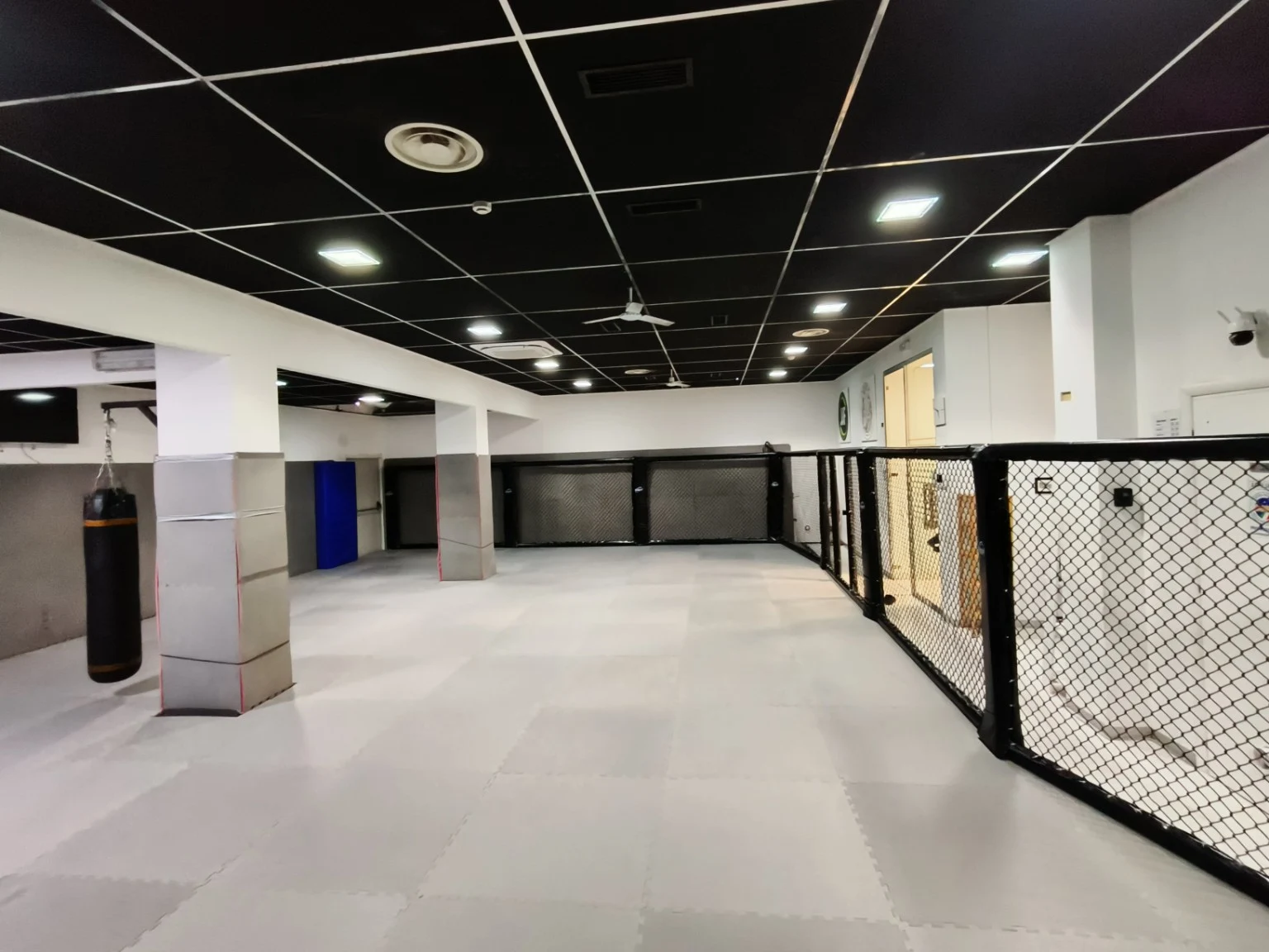 Vista ampia della sala MMA e BJJ